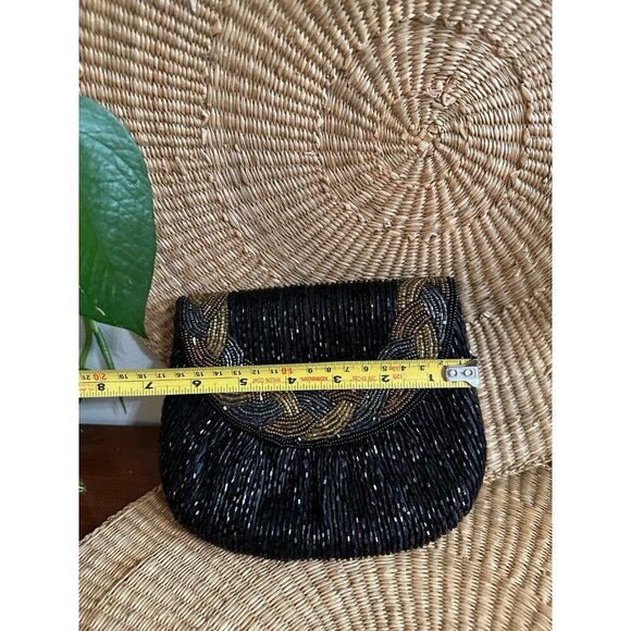 Rue de Calais vintage black clutch - Picture 4 of 11
